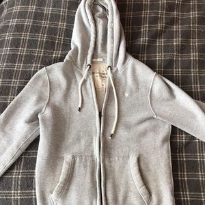 Muscle zip up hoodie